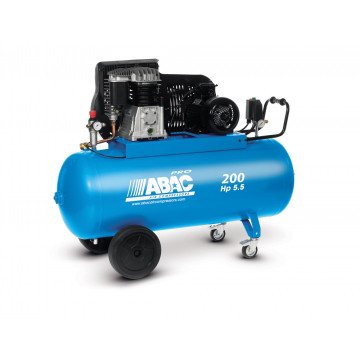 Compressor met twee zuigers ABAC PRO B5900B/200 CT5.5 | 11 bar | 5.5 pk/4 kW | 653 l/min | 200 l | 400V