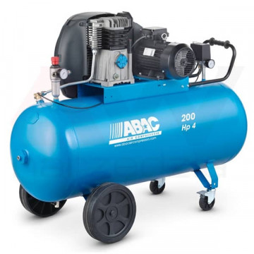 Compressor met twee zuigers ABAC PRO A39B/200 CT4 | 10 bar | 4 pk/3 kW | 486 l/min | 200 l | 400V