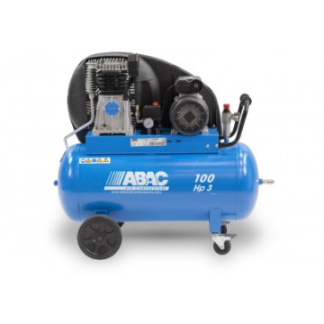 Compressor met twee zuigers ABAC PRO A39B/100 CM3 | 10 bar | 3 pk/2.2 kW | 393 l/min | 100 l