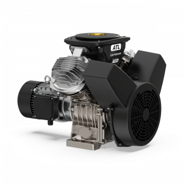 Compressor met twee zuigers ABAC Industrial ATL 2 BM 10 400/3/50 CE | 10 bar | 2 pk/1.5 kW | 204 l/min | 400V | Geen drukvat