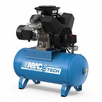 Compressor met twee zuigers ABAC Industrial ATL 2 90 10 400/3/50 CE | 10 bar | 2 pk/1.5 kW | 204 l/min | 90 l | 400V