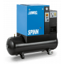 Schroefcompressor ABAC SPINN 5.5E 10 400/50K 270 E CE | 10 bar | 7.5 pk/5.5 kW | 780 l/min | 270 l | AAN/UIT